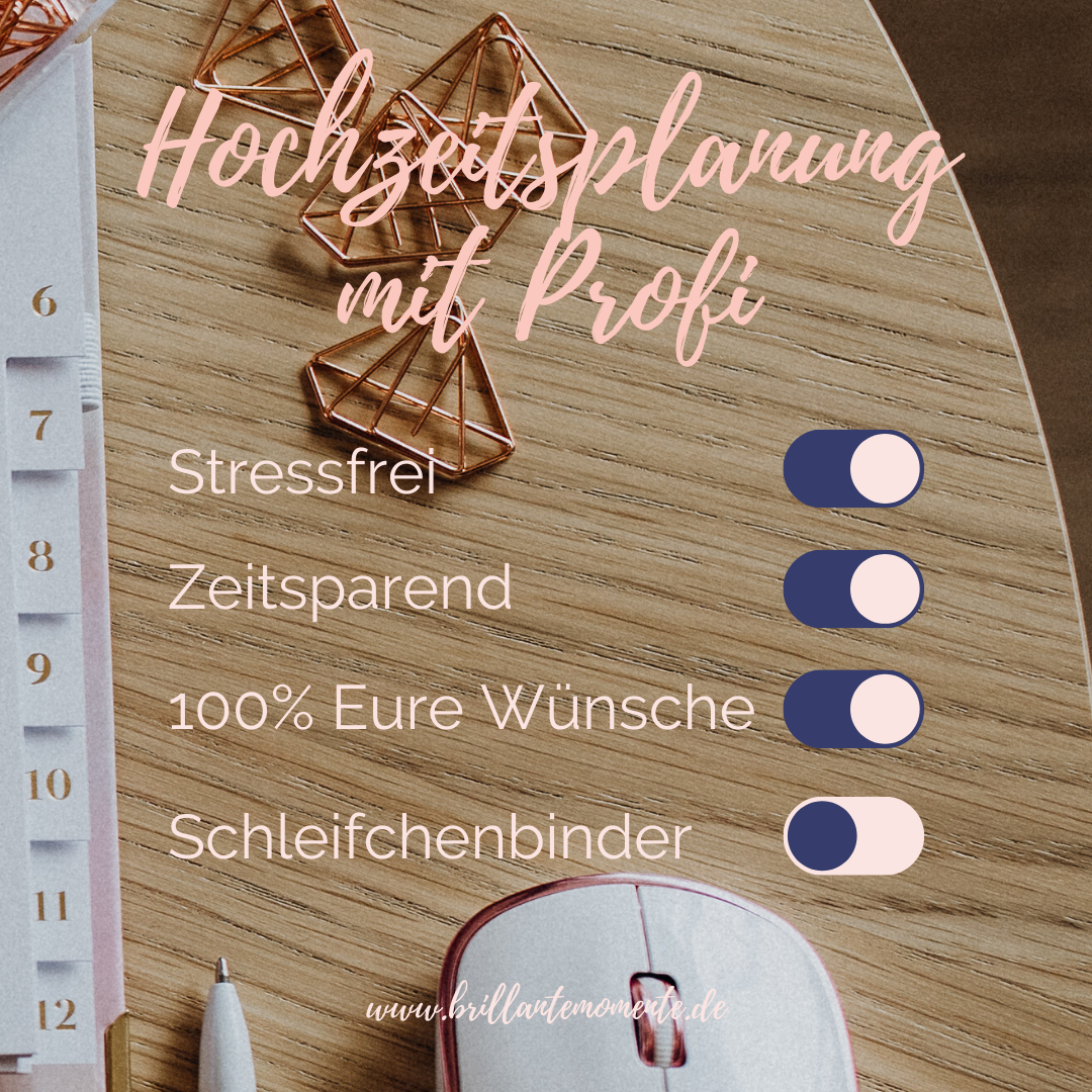 Hochzeitsplanung mit Profi Stressfrei Zeitsparend